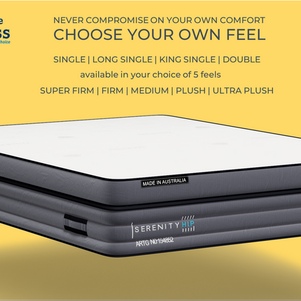Serenity Single Mattress – Medium
