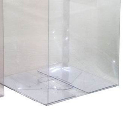 10 Pack of 10cm Square Cube PVC Box -  Product Showcase Clear Plastic Shop Display Storage Packaging Box