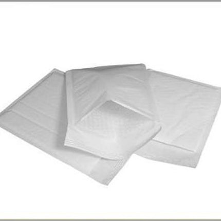 10 Piece Pack - 22.5cm x 15cm White Bubble Padded Envelope Bag Post Courier Shipping SMALL Self Seal