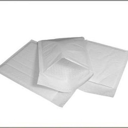 10 Piece Pack - 28 x 23cm White Bubble Padded Envelope Bag Post Courier Mailer Shipping Safe Fragile Self Seal