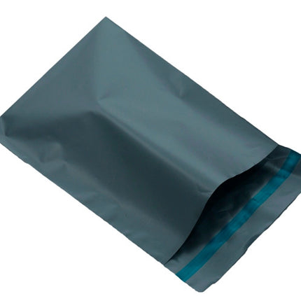 25 Pack - 400x300 mm GREY PLASTIC MAILING SATCHEL COURIER BAG POLY POSTAGE SHIPPING POST SELF SEAL