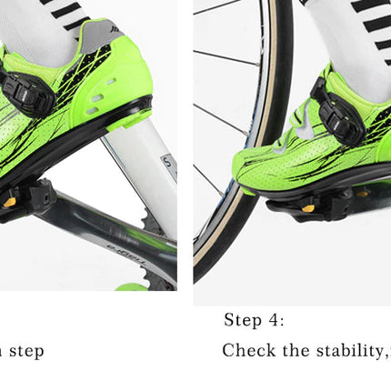 Self Lock Clip In Bike Pedals LOOK KEO Cleat MTB Road 700C Hybrid BMX - Rockbros Black