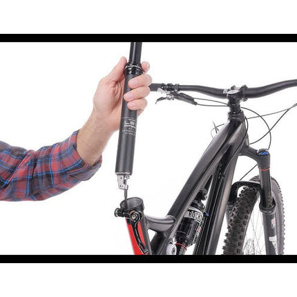 ZOOM SPD-801N Adjustable Height via Thumb Remote Lever - Internal Cable 30.9 Diameter 100mm Travel Mountain Bike Dropper