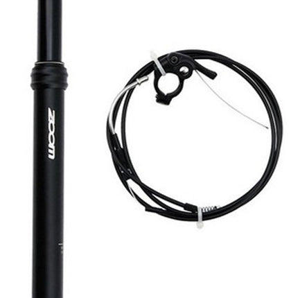 ZOOM  Mountain Bike Adjustable Height via Thumb Remote Lever - Pro Dropper Adjustable Seatpost Internal Cable 31.6 Diameter 100mm Travel