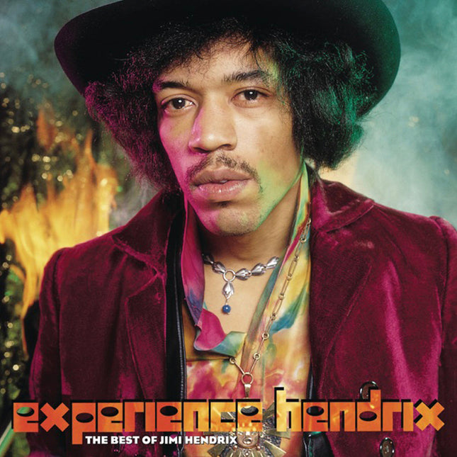 Crosley Record Storage Crate The Jimi Hendrix Experience Eperience Hendrix: The Best of Jimi Hendrix Vinyl Album Bundle
