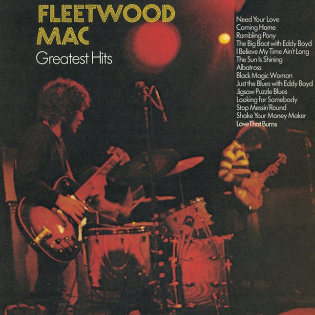 Crosley Record Storage Crate Fleetwood Mac Greatest Hits Vinyl Album Bundle
