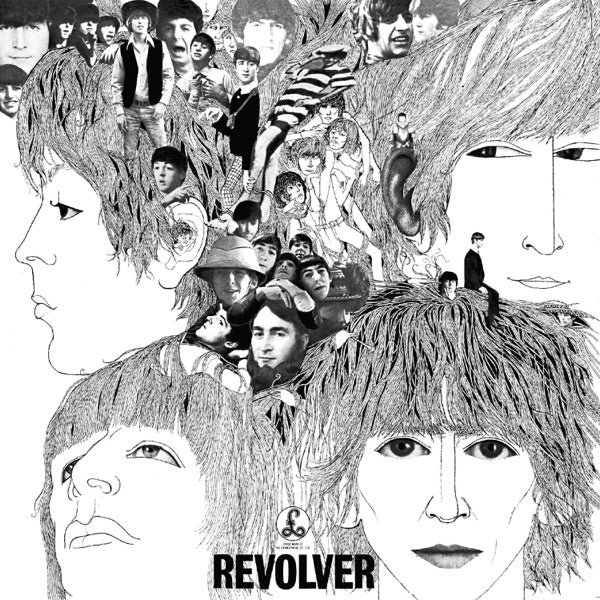 Crosley Record Storage Crate & The Beatles - Revolver - Vinyl Album Bundle