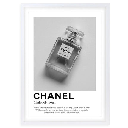 Wall Art's Chanel No.5 Bottle 2 Framed A1 Art Print