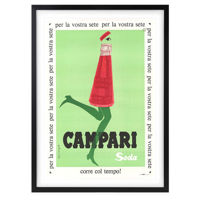 Wall Art's Campari 2 Large 105cm x 81cm Framed A1 Art Print
