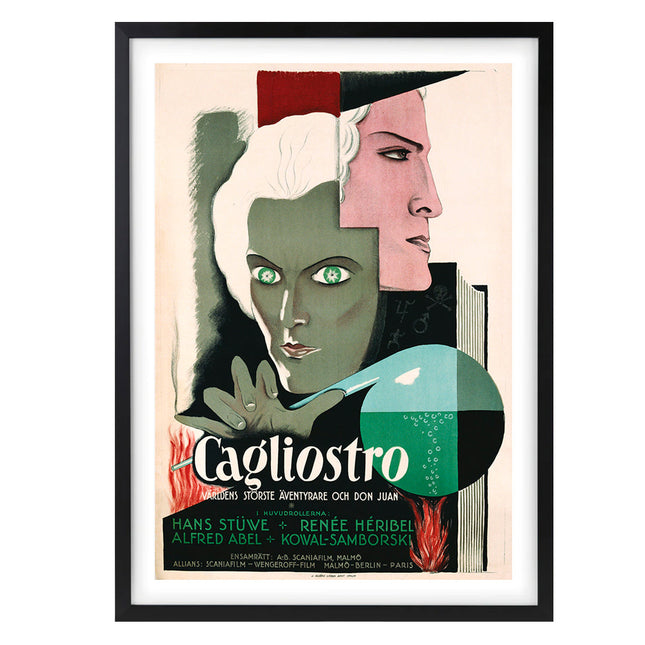 Wall Art's Cagliostro Large 105cm x 81cm Framed A1 Art Print