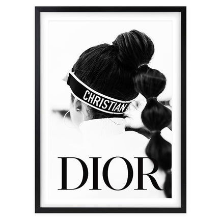 Wall Art's Dior Headband Framed A1 Art Print
