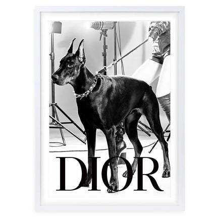 Wall Art's Dior Dog 2 Framed A1 Art Print
