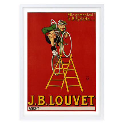 Wall Art's J B Louvet Large 105cm x 81cm Framed A1 Art Print