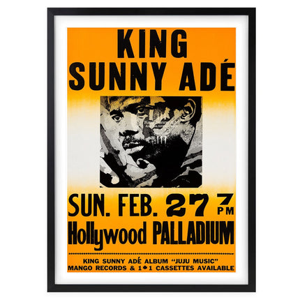 Wall Art's King Sunny Ade Large 105cm x 81cm Framed A1 Art Print