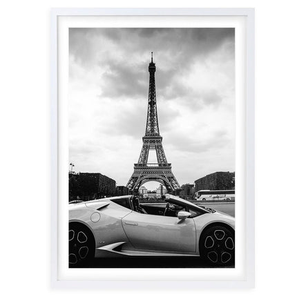 Wall Art's Lambo Paris Large 105cm x 81cm Framed A1 Art Print