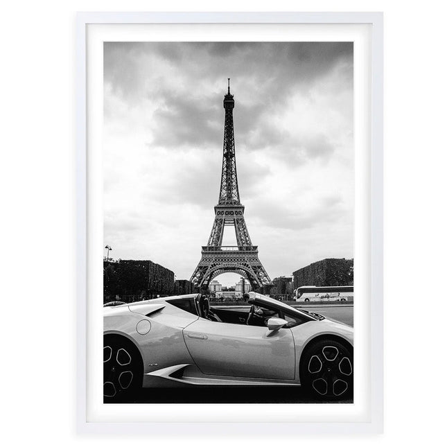 Wall Art's Lambo Paris Large 105cm x 81cm Framed A1 Art Print