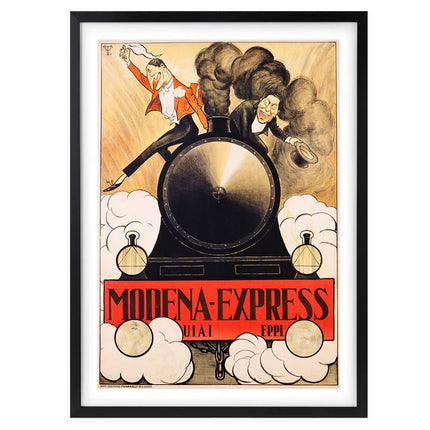 Wall Art's Modena Express Large 105cm x 81cm Framed A1 Art Print