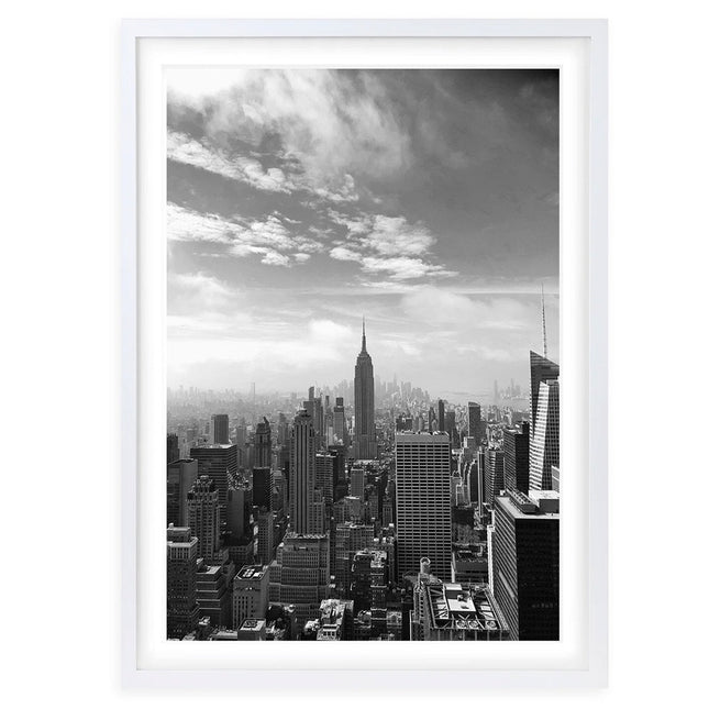 Wall Art's New York Large 105cm x 81cm Framed A1 Art Print