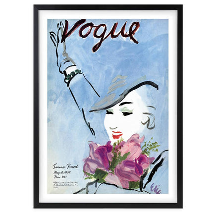 Wall Art's Vogue May 1935 Large 105cm x 81cm Framed A1 Art Print