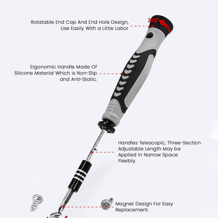 KAIWEETS S20 Screwdriver Set 130-in-1 Magnetic Precision Screwdriver Magnetic
