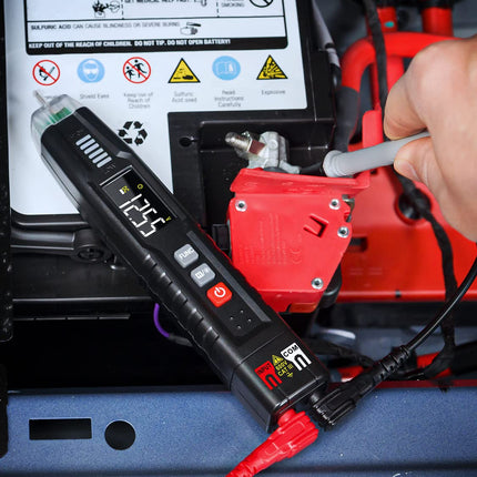 KAIWEETS Voltage Tester Non Contact Voltage Tester Multifunction Electric Detector with Test Leads, Auto Measuring Wire Tester for ACV/DCV Circuit Tester ST100