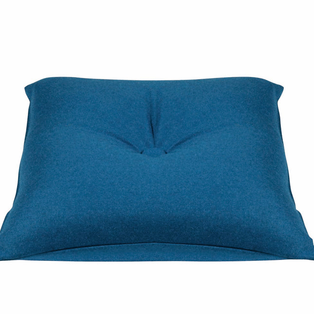 Button Petrol Blue Green Pre Filled Cushion or Chair Pad 40x40cm