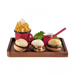 Acacia 10'' x 13'' Rect Platte