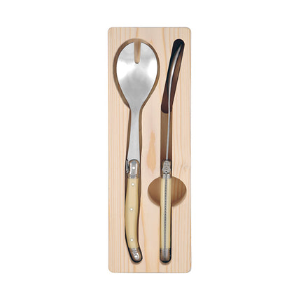 2p Salad Server Set Ivory x 6sets