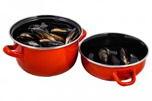 Enam 18cm Mussel Pot RED