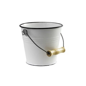 Enam Bucket 1lt Wht w BLK Rim