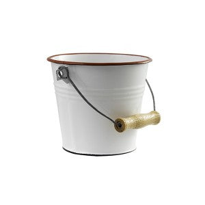 Enam Bucket 1lt Wht w Red Rim