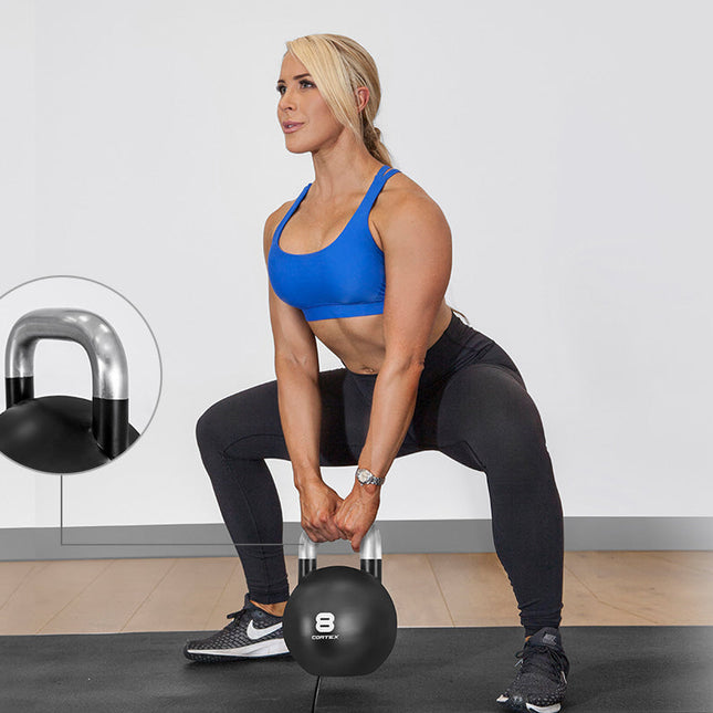CORTEX 8kg Commercial Steel Kettlebell V2