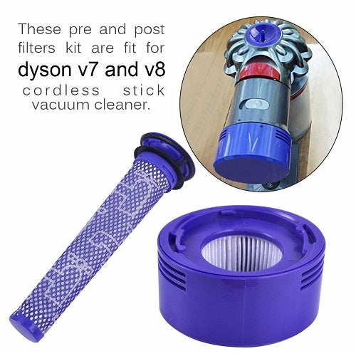 Filter Kit for DYSON V7 (SV11, SV37) & V8 (SV10, SV25) vacuum cleaners