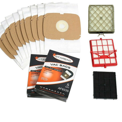 Bag and filter kit for Sauber Intelligence, Excellence & Classic vacuum cleaners