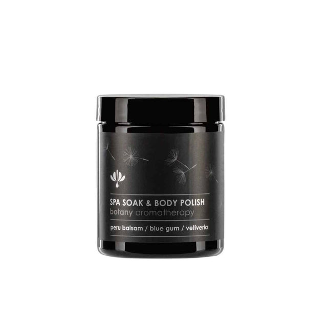 SPA SOAK &amp; BODY POLISH - peru balsam, blue gum &amp; vetiveria - 200g