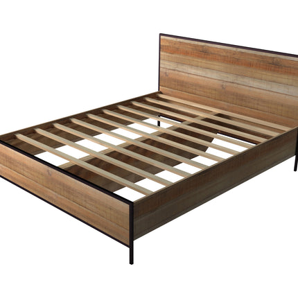 Mascot Bedframe Queen Size Oak