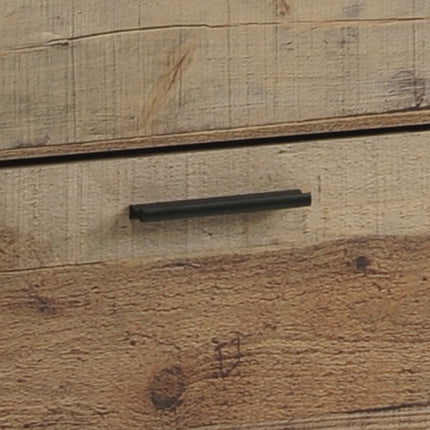 Tallboy 4 Storage Drawers Natural Wood Like Particle board Construction in Oak Colour