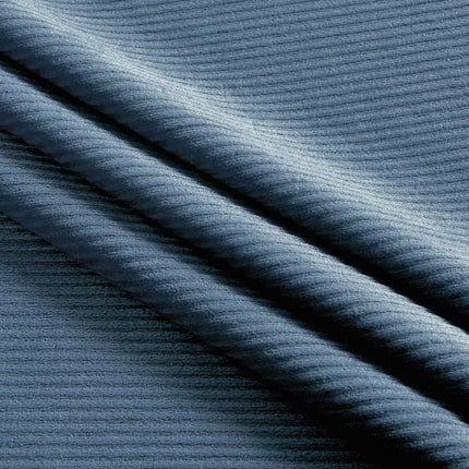 Corduroy Velvet Queen Bed Quilt Cover Set-Ash Blue