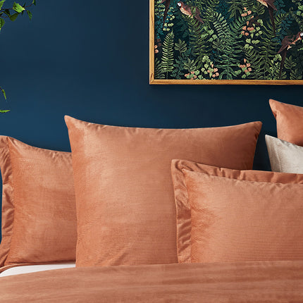 Corduroy Velvet Queen Bed Quilt Cover Set-Bronze