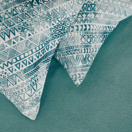 Noosa microfiber reversible quilt cover set-queen size