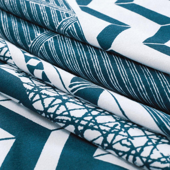 Jasper microfiber reversible quilt cover set-king size