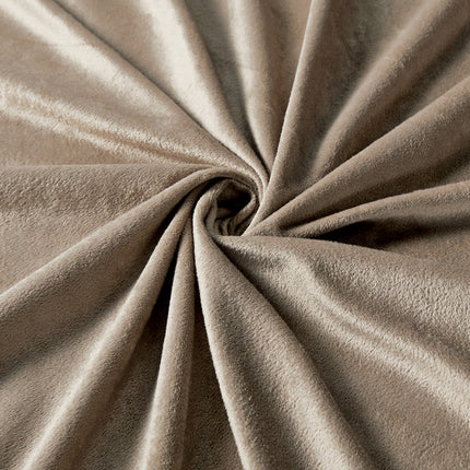 Corduroy Velvet King Bed Quilt Cover Set-Mink