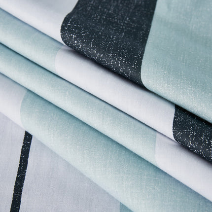 Nathan 100% cotton reversible quilt cover set-king size