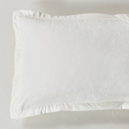 Corduroy Velvet King Bed Quilt Cover Set-White