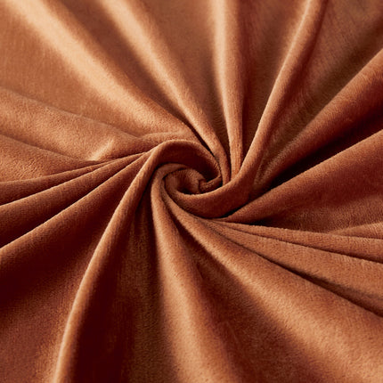 Corduroy Velvet Super King Bed Quilt Cover Set-Bronze