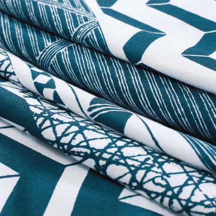 Jasper microfiber reversible quilt cover set-super king size