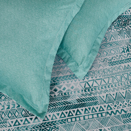 Noosa microfiber reversible quilt cover set-super king size