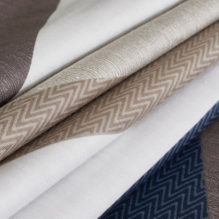 Oliver 100% cotton reversible quilt cover set-super king size