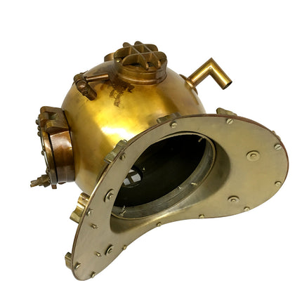 US Navy Mark V Diving Helmet – Brass Antique Finish