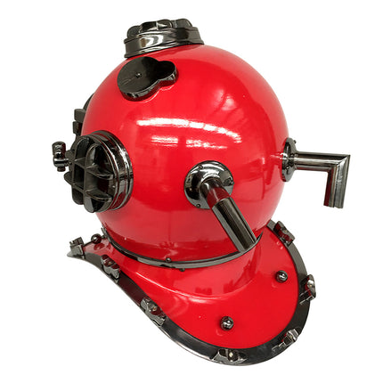 US Navy Mark V Diving Helmet – Red